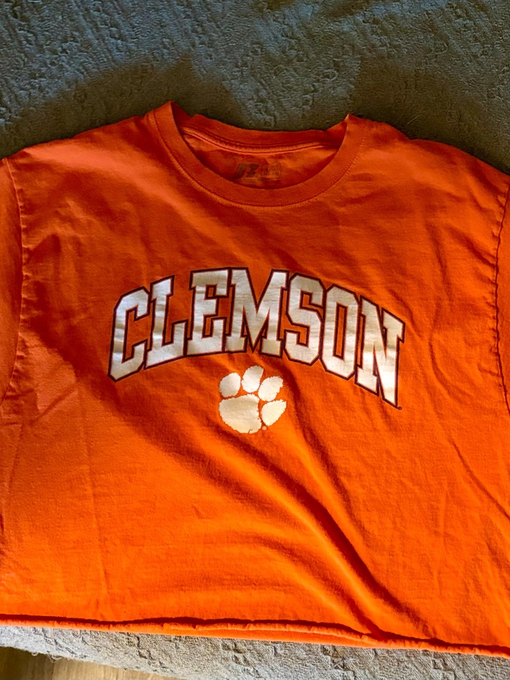 Russell Athletic Orange Womens’ Clemson Graphic Tee